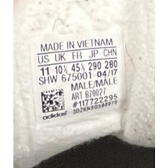 Mens Adidas Originals Gazelle Trainers Gray White Size 11 - Picture 6 of 6